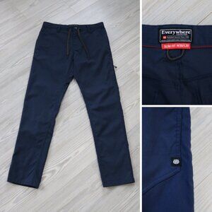 686 Everywhere Mens 30x30 Navy Outdoor Tactical Collection Pants Hiking Slim-Fit